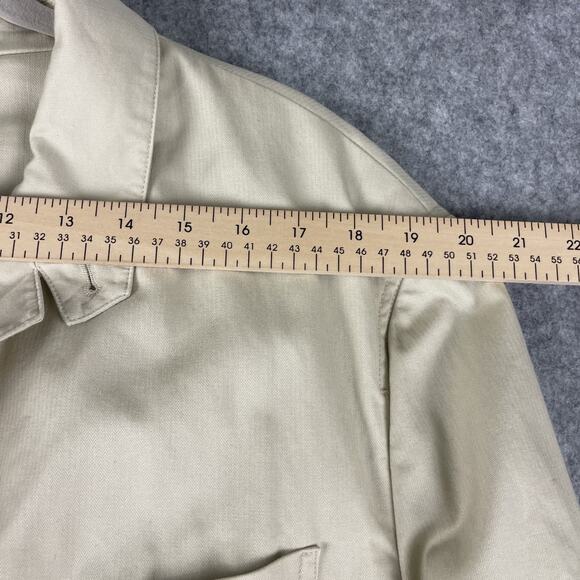 Joseph Abboud Utility Blazer Jacket Mens XL Khaki Unstructured Cotton Adjustable - Picture 13 of 16